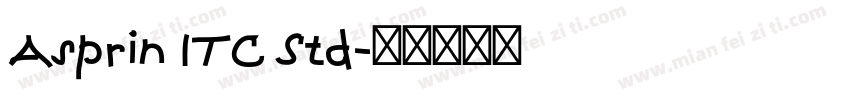 Asprin ITC Std字体转换